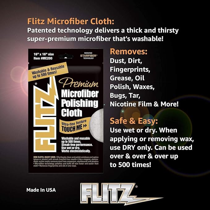 Flitz Premium Microfiber Polishing Cloth - Image 4