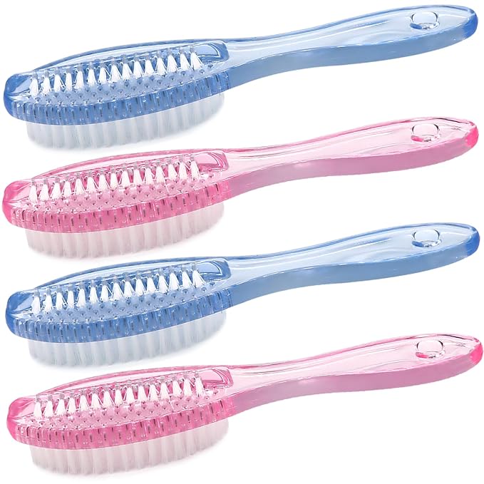 Handle Grip Nail Brush Two Sided Hand Fingernail Cleaning Brush Foot Scrub by NailBrush