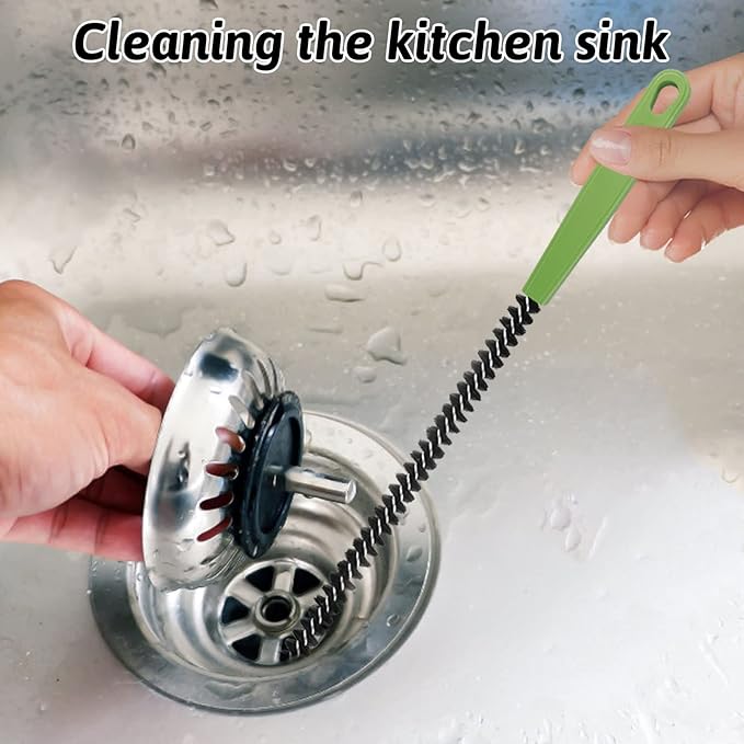 Sewer Drain Brush, Drain Clog Remover, 19.8inch Flexible Long Pipe Snake Hair - Image 4