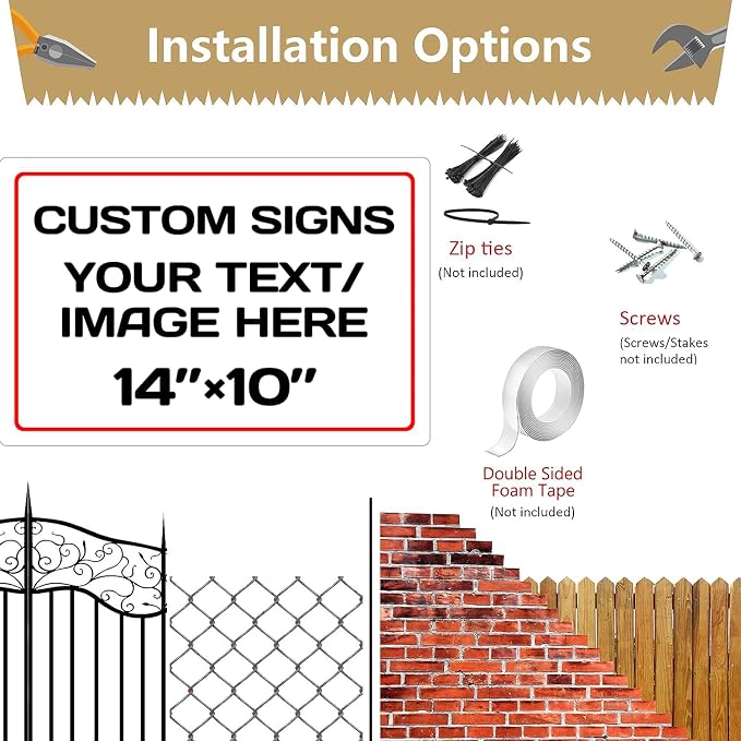 Personalized Aluminum Weatherproof Metal Signs - Image 4