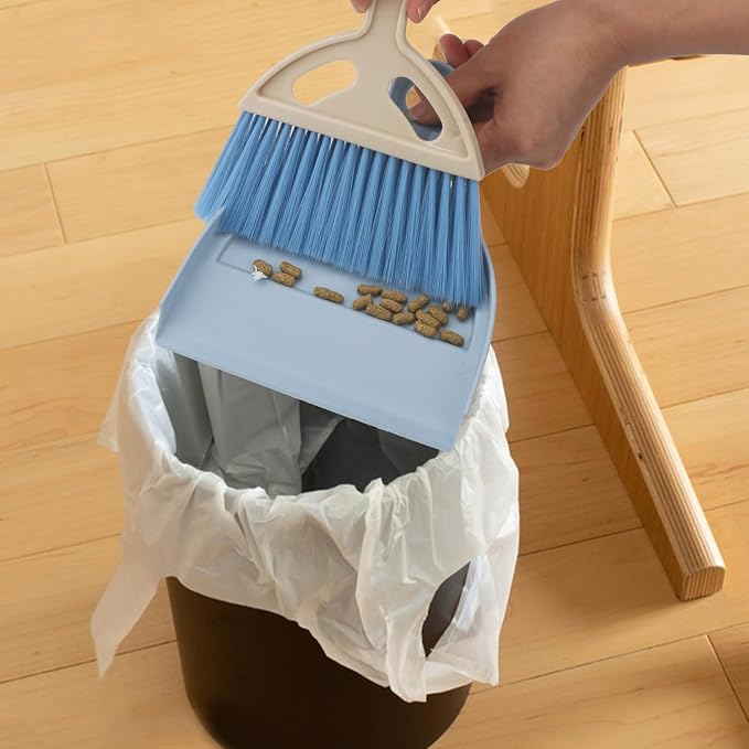 Mini Dustpan and Brush Set Portable Small Broom - Image 4