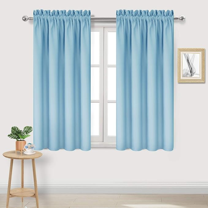DWCN Blackout Curtains Thermal Insulated Energy Saving Bedroom and Kitchen by DWCN