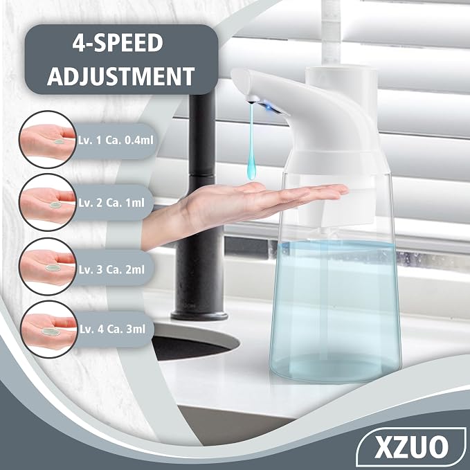 Automatic Soap Dispenser Touchless, 23.7 oz/ 700 ml, Low Battery Liquid Soap - Image 4