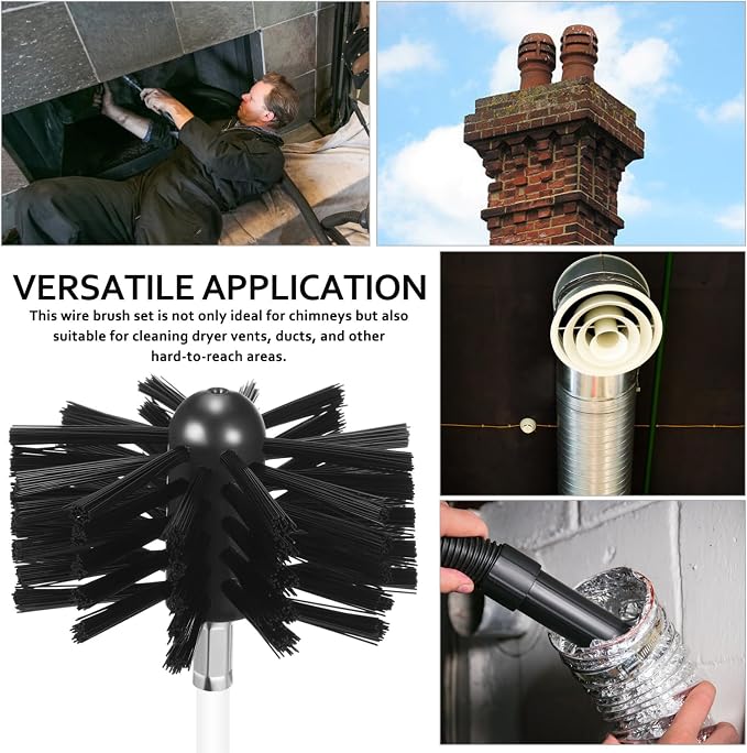 20 Feet Chimney Sweep Brush Kit - Image 9