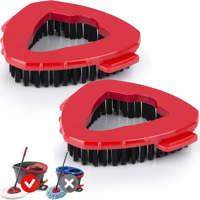 Spin Mop Scrub Brush Head Compatible by MXZONE