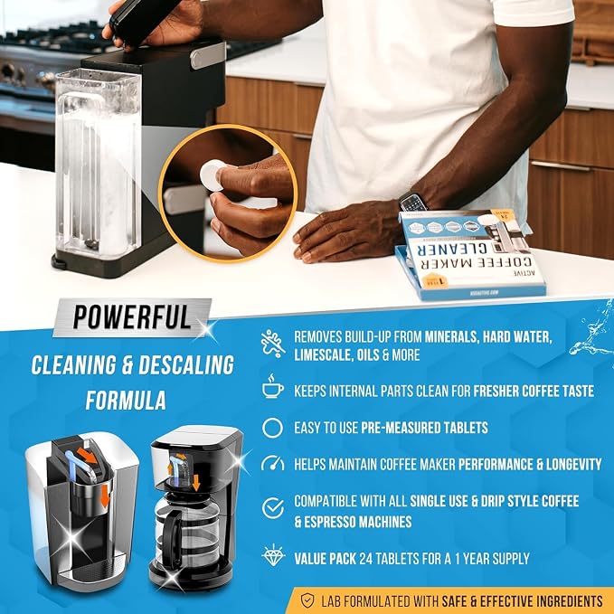 Washer Dishwasher Disposal & Coffee Cleaner Tablets - Image 5