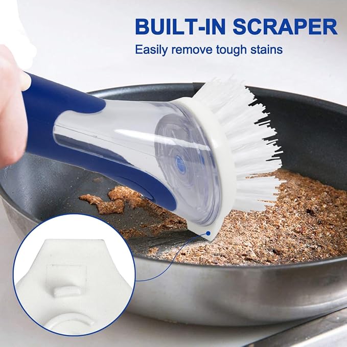 CELOX Dish Brush with Soap Dispenser, Soap Brush - Image 3