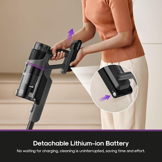 Eureka Cordless Stick Vacuum Cleaner ReactiSense 440, 60-Min Runtime, - Image 7