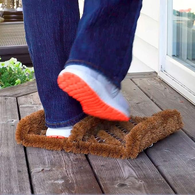 NINAMAR Natural Coir Boot Scraper Door Mat - Image 6