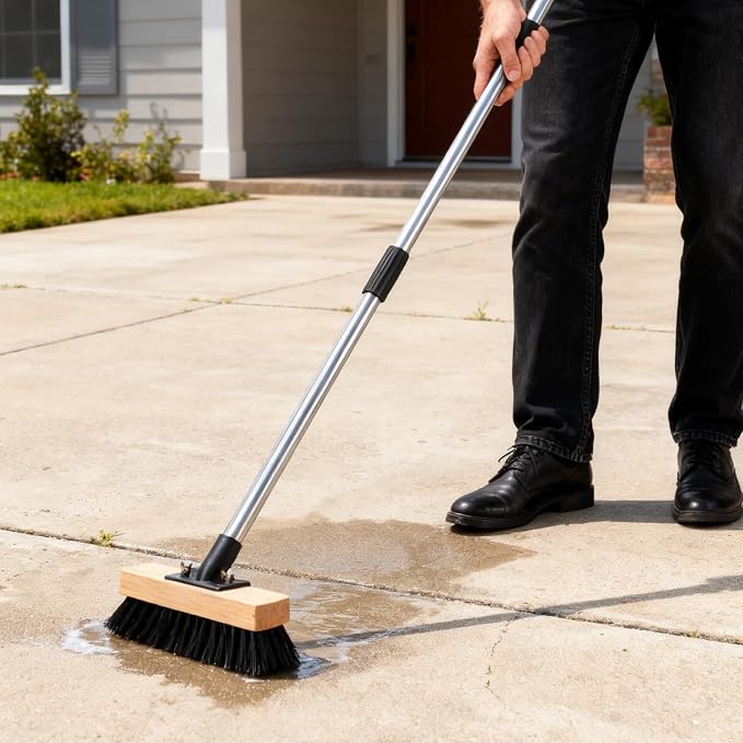 Heavy Duty Adjustable Push Broom - Image 4
