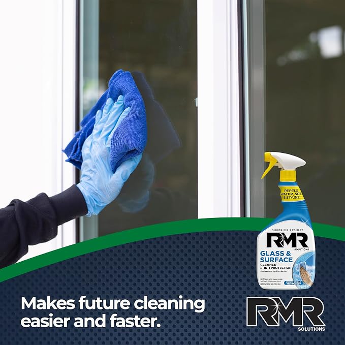 RMR Shower Spray, 2-in-1 Glass and Surface Cleaner Plus Repellent, Streak-Free - Image 4