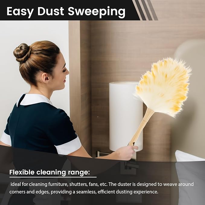 2Pcs Sofa Cleaning Lambswool Duster, Feather Duster - Image 5