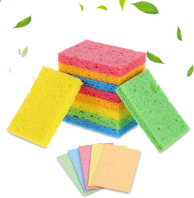 15Pcs Cellulose Sponges, Compressed Kitchen Sponges by Unknown