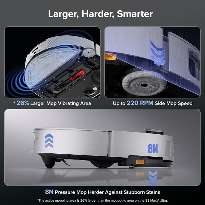 roborock Saros 10 Robot Vacuum and Mop, 000Pa Suction, AI Obstacle Avoidance - Image 5