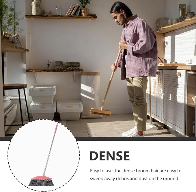 Ciieeo Heavy-Duty Broom, Stainless Steel Broom - Image 4