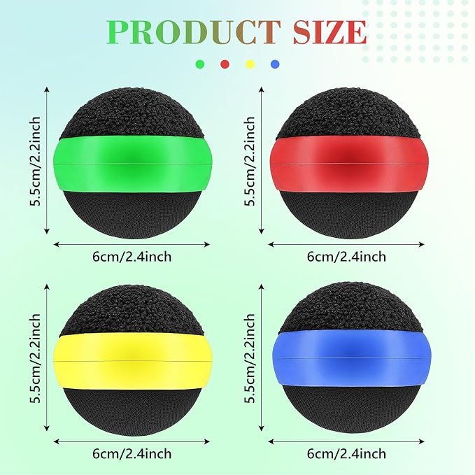 Suclain 4 Pack Touch Screen Cleaner Balls Phone Cleaning Ball Microfiber Touch - Image 2