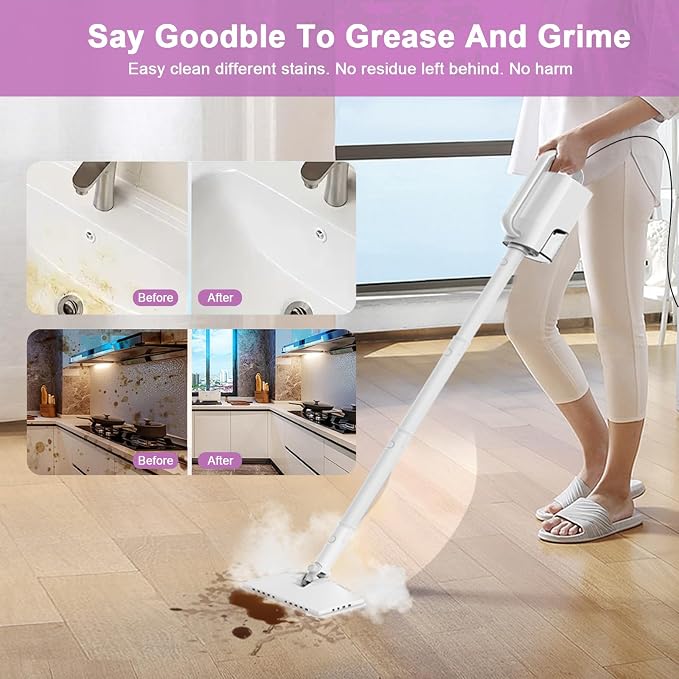Steam Mop Cleaner, 7 in 1 Rotated Steam Cleaner - Image 6