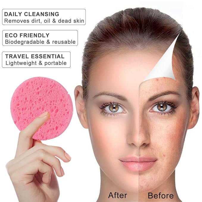 50-Count Compressed Facial Sponges - Image 5