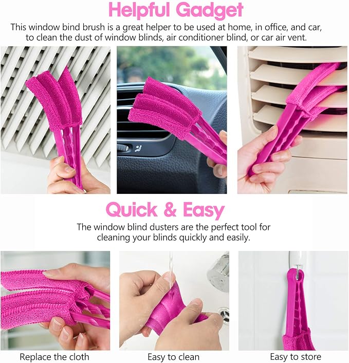 Hommtina 3 Pcs Air Conditioner Condenser Fin Comb/Cleaning Brush, Coil Cleaner - Image 4