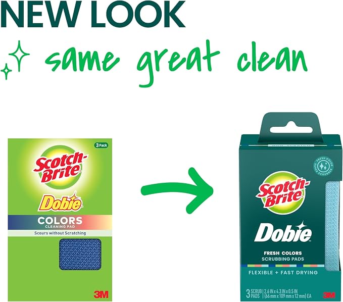Scotch-Brite Dobie Colors Pads, Dobie Sponge - Image 2