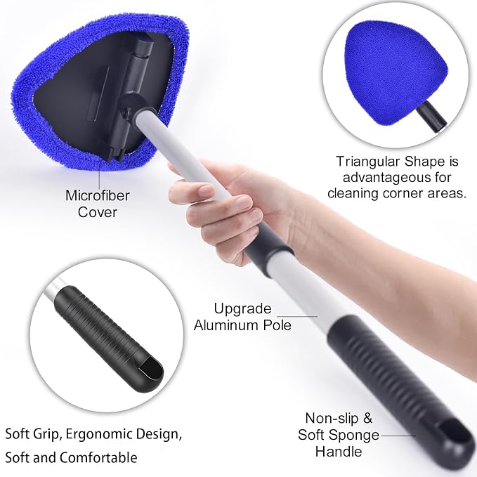 desin Windshield Cleaning Tool, Car Window Cleaner Windshield Cleaner - Image 3