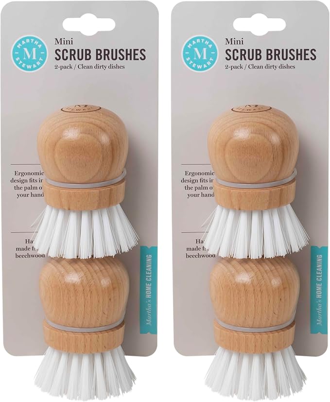 Martha Stewart Mini Palm Dish Brushes - Image 2