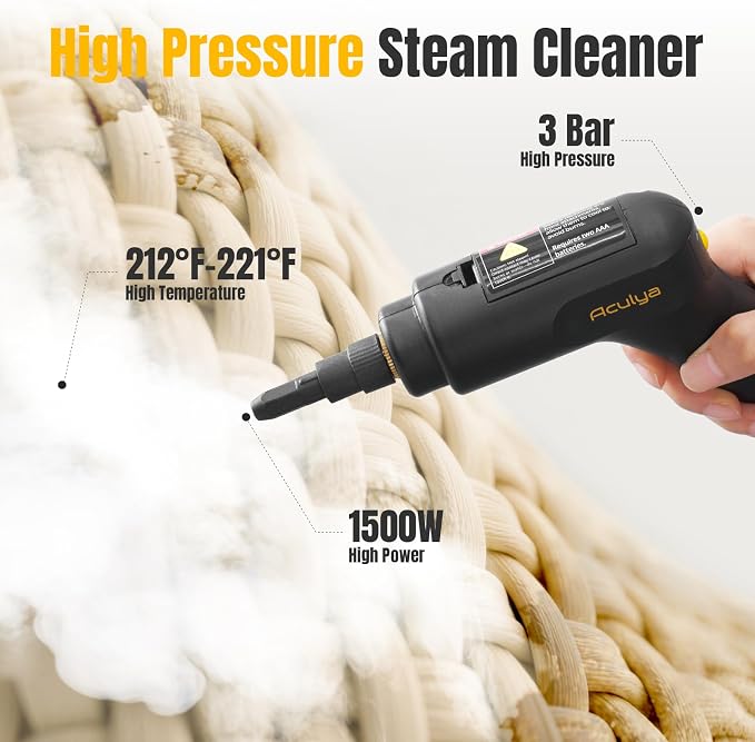 1.69 Quarts Handheld Steam Cleaner - Image 3