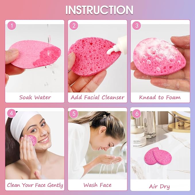 ORIGHTY 96 Count Facial Sponges - Image 4
