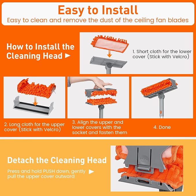 Ceiling Fan Cleaner Duster - Image 6