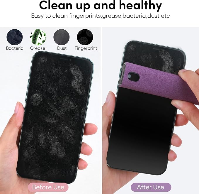 Fingerprint Proof Screen Cleaner, 3 in 1Touchscreen Mist Cleaner Spray Wipe - Image 4