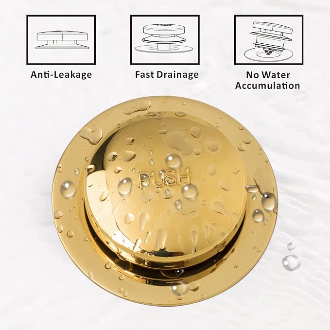 Artiwell Universal Tip Toe Bath Drain Stopper and Cover, Bathtub Drain Stopper - Image 4