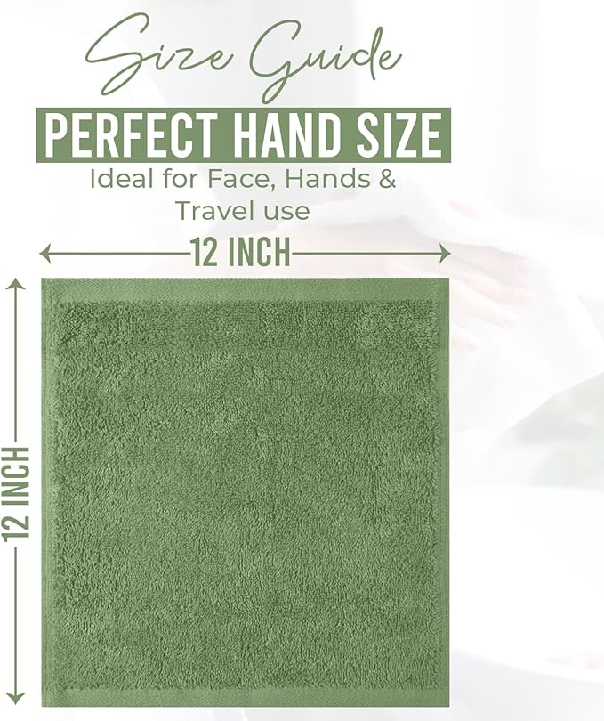 DAN RIVER 24 Pack Wash Cloths for Showering - Image 2