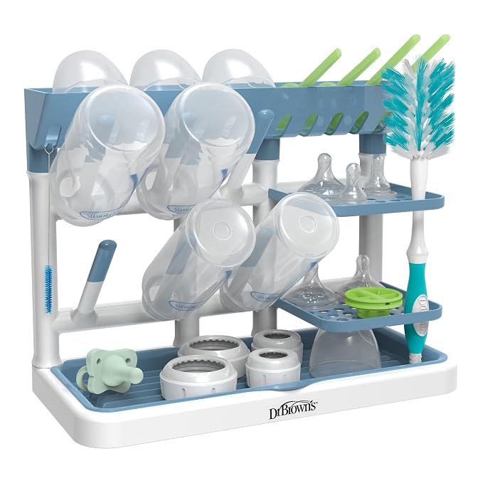Dr. Brown's Drying Tower, Stand-Up Drying Rack, Countertop Baby Bottle Drying - Image 10