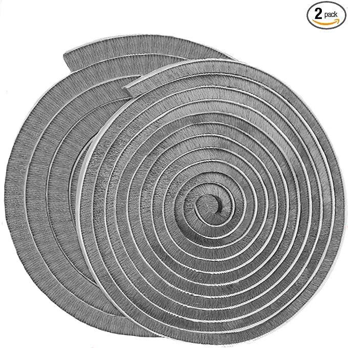 Strong Adhesive Brush Weather Stripping, 0.6in Thick x 0.4in x 66FT, Winter by ZOMPAGOTape
