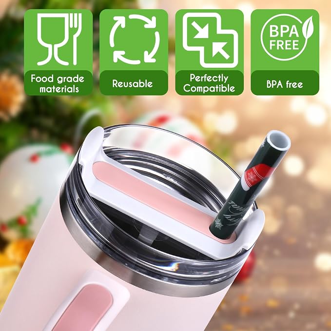 AIERSA 6 Pack Christmas Straw Replacement - Image 3