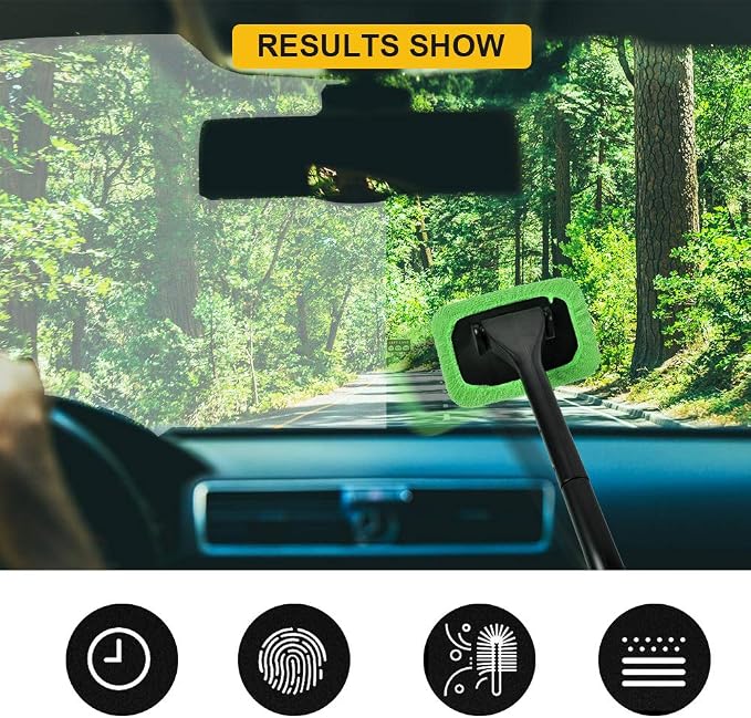 Microfiber Cleaning Cloth for Windshield Cleaning Tool, Windshield Cleanner - Image 6
