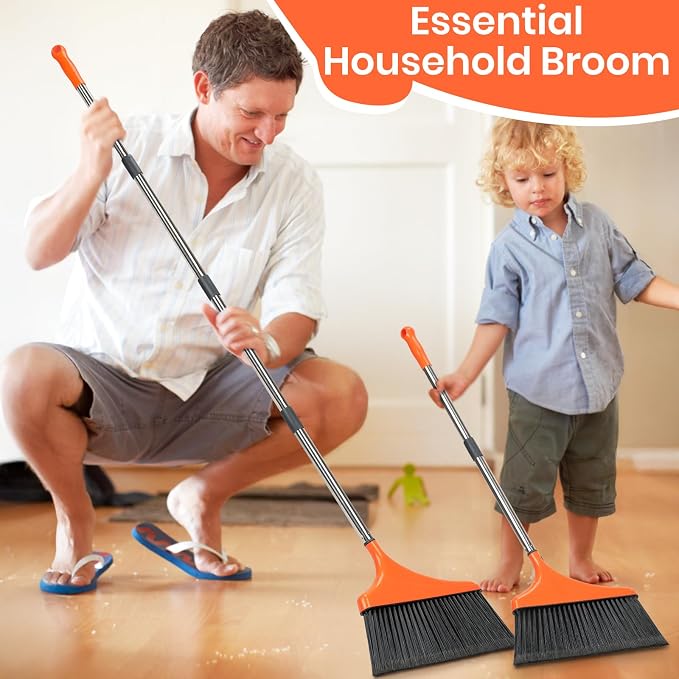 Heavy-Duty Angle Broom for Floor Cleaning - Image 4