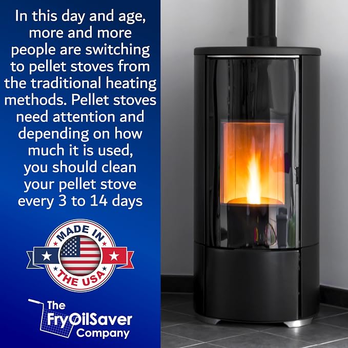 Pellet Stove & Dryer Vent Cleaner Kit – 10 ft Long Steel Flexible Brush - Image 3
