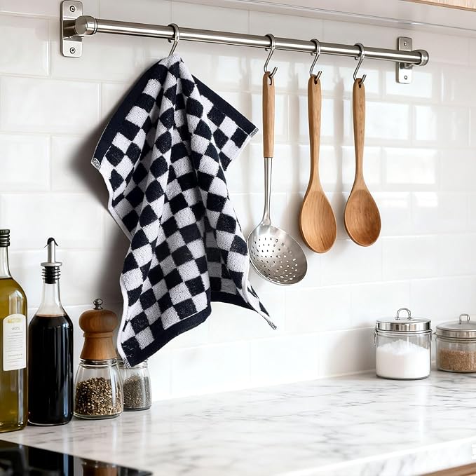 Jacquotha Wash Cloths Checkered 4 Pack - Image 4