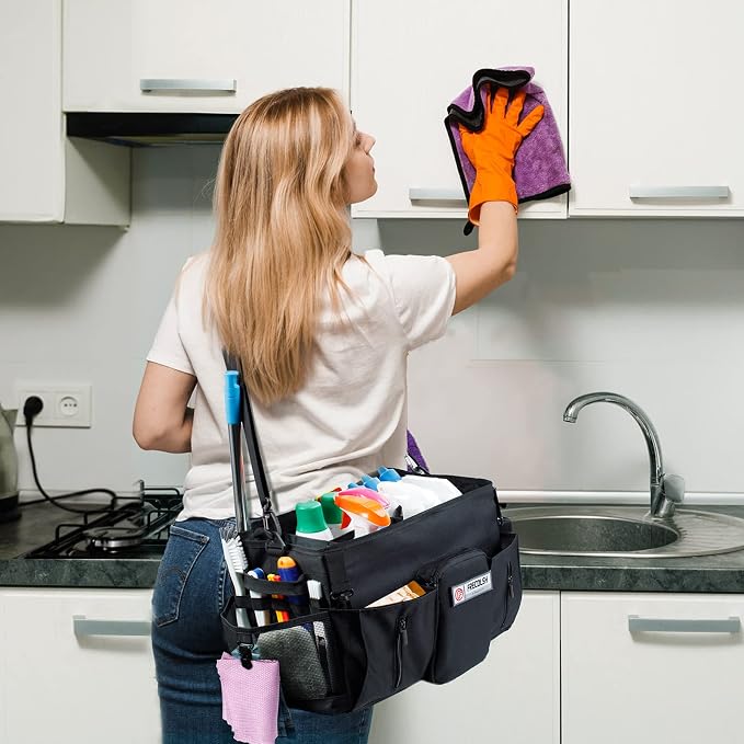 Large Cleaning Supplies Organizer-Cleaning Caddy Organizer - Image 6