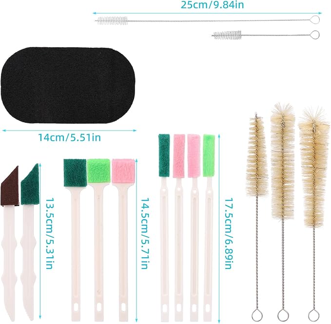 14pcs Pet Water Fountain Cleaning Kit - Image 2