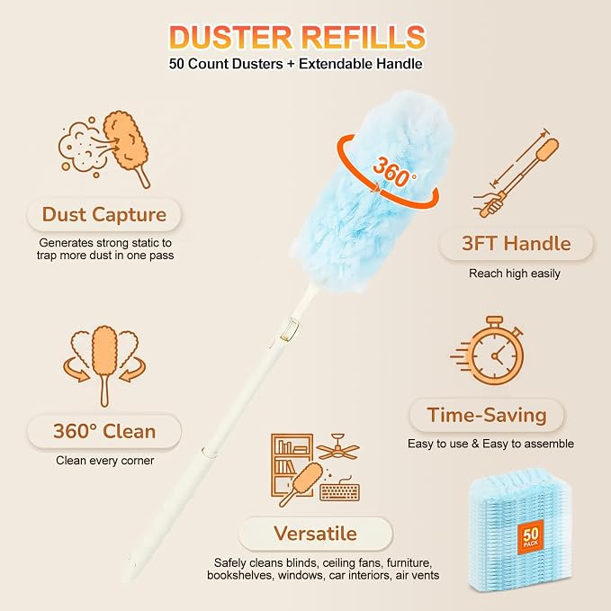 50 Count Heavy Duty Duster Refills - Image 2