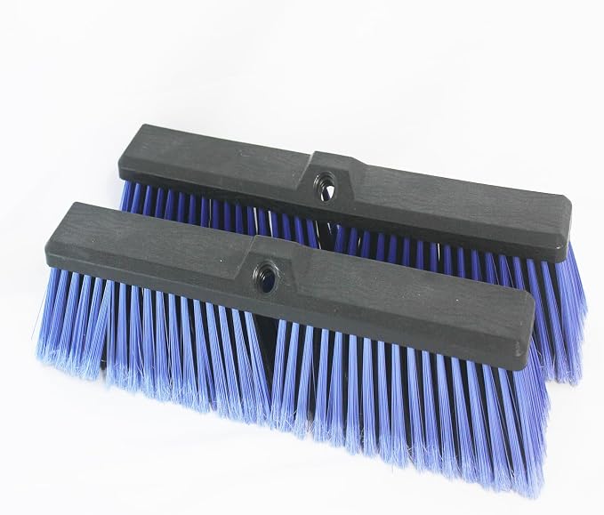 2PCS Push Broom Head Outdoor Large Stiff Bristle Broom Head - Image 11