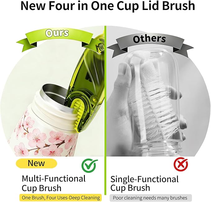 3 in 1 Cup Lid Gap Cleaning Brush Set - Image 4