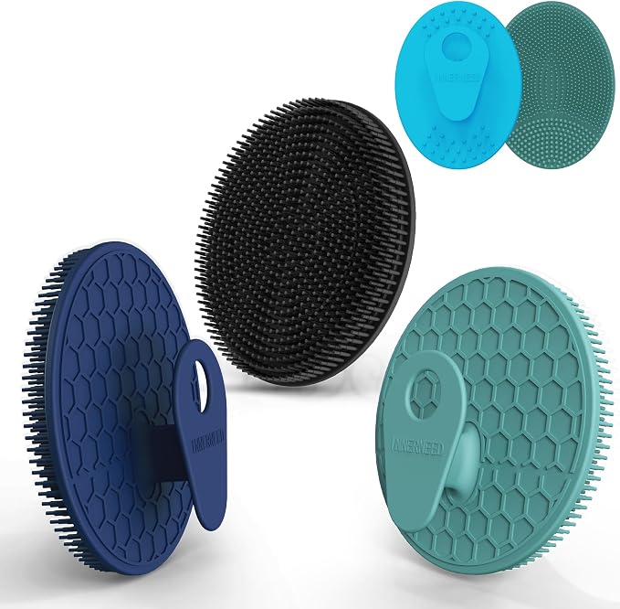 INNERNEED Food Grade Silicone Body Scrubber Gentle Exfoliating Brush by INNERNEED