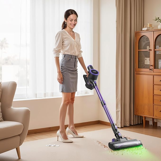 VEVOR Cordless Vacuum Cleaner, 25KPA Max Powerful Suction, Rechargeable - Image 8