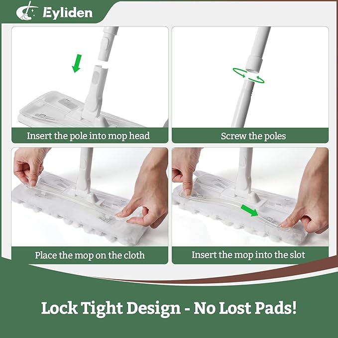 Eyliden Dust Mop, Sweeping & Mopping Kit - Image 4