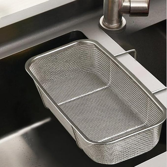 Stainless Steel Side Sink Drain Strainer Basket, Corner Hanging Sink Strainer by Unknown