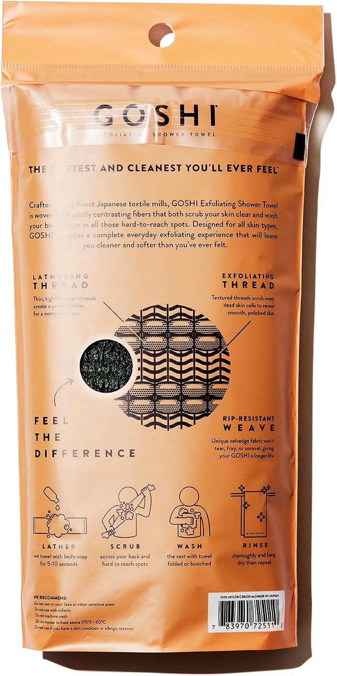 GOSHI Exfoliating Shower Towel - Image 2