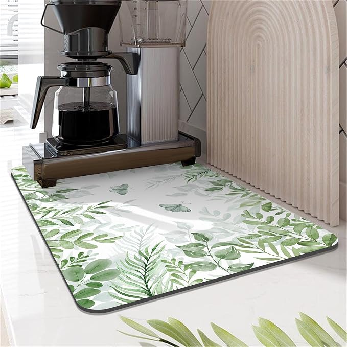 LOKHOM Dish Drying Mat for Kitchen Counter, Dish Drainer Rack Mats for Kitchen - Image 7